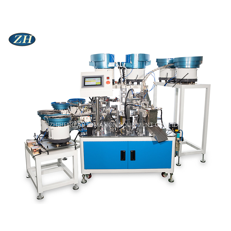 White Rod Sealing Ring Spring Assembly Machine