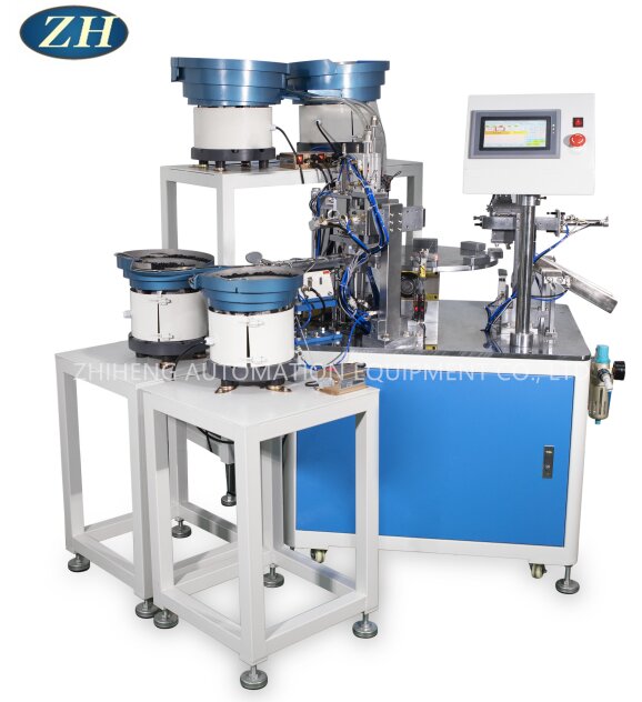 White Rod Sealing Ring Automatic Assembly Machine High Efficiency