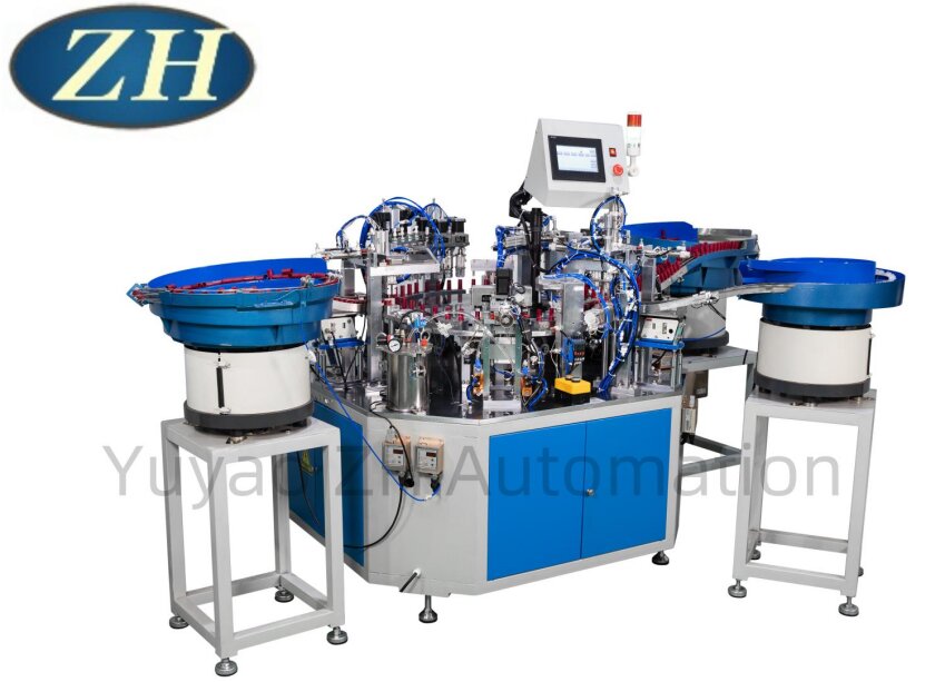Lipstick Tube Assembly Machine Easy To Maintain For Three Pieces