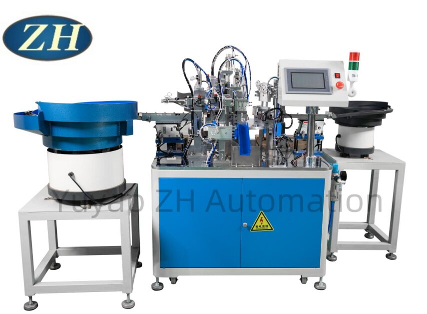 Power Line Chuck Automatic Assembly Machine High Accuracy