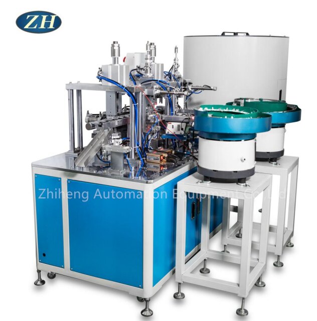 Automatic Riveting Machine For Static Contact Piece And Moving Contact Frame Complexity