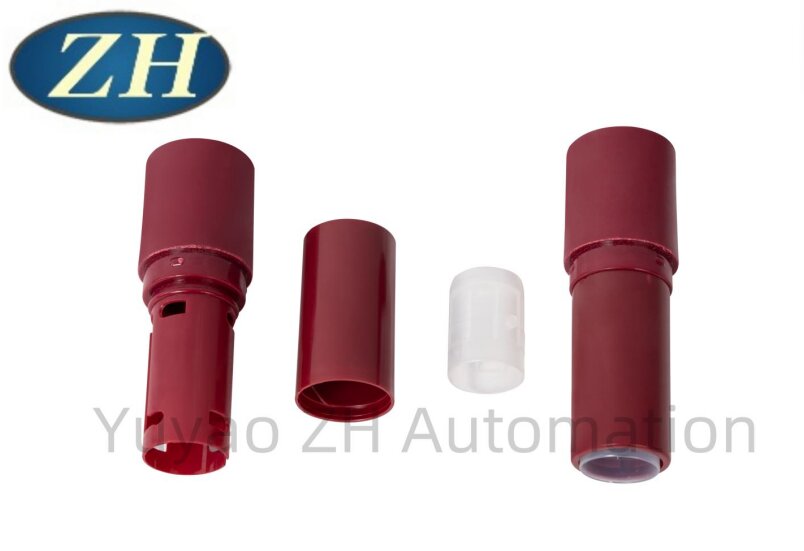 Automated Lipstick Tube Assembly Line High Efficiency