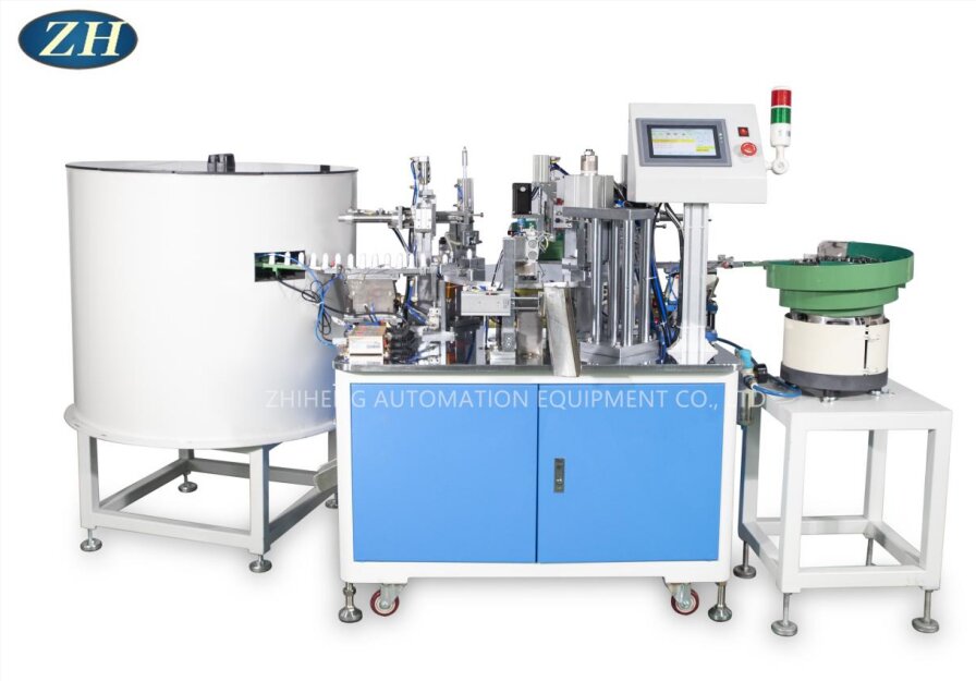 Automatic Set Spring Assembly Machine Design