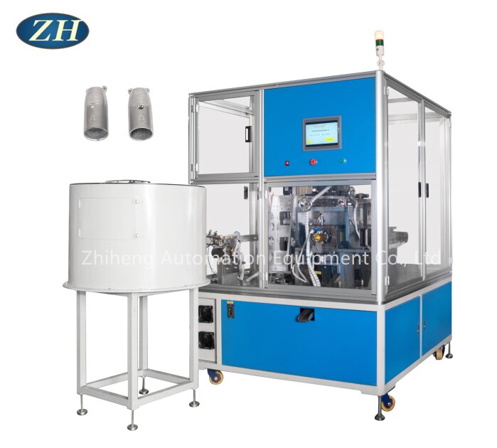 Automatic Zinc Shell Edge Milling And Tapping Machine Line High Accuracy
